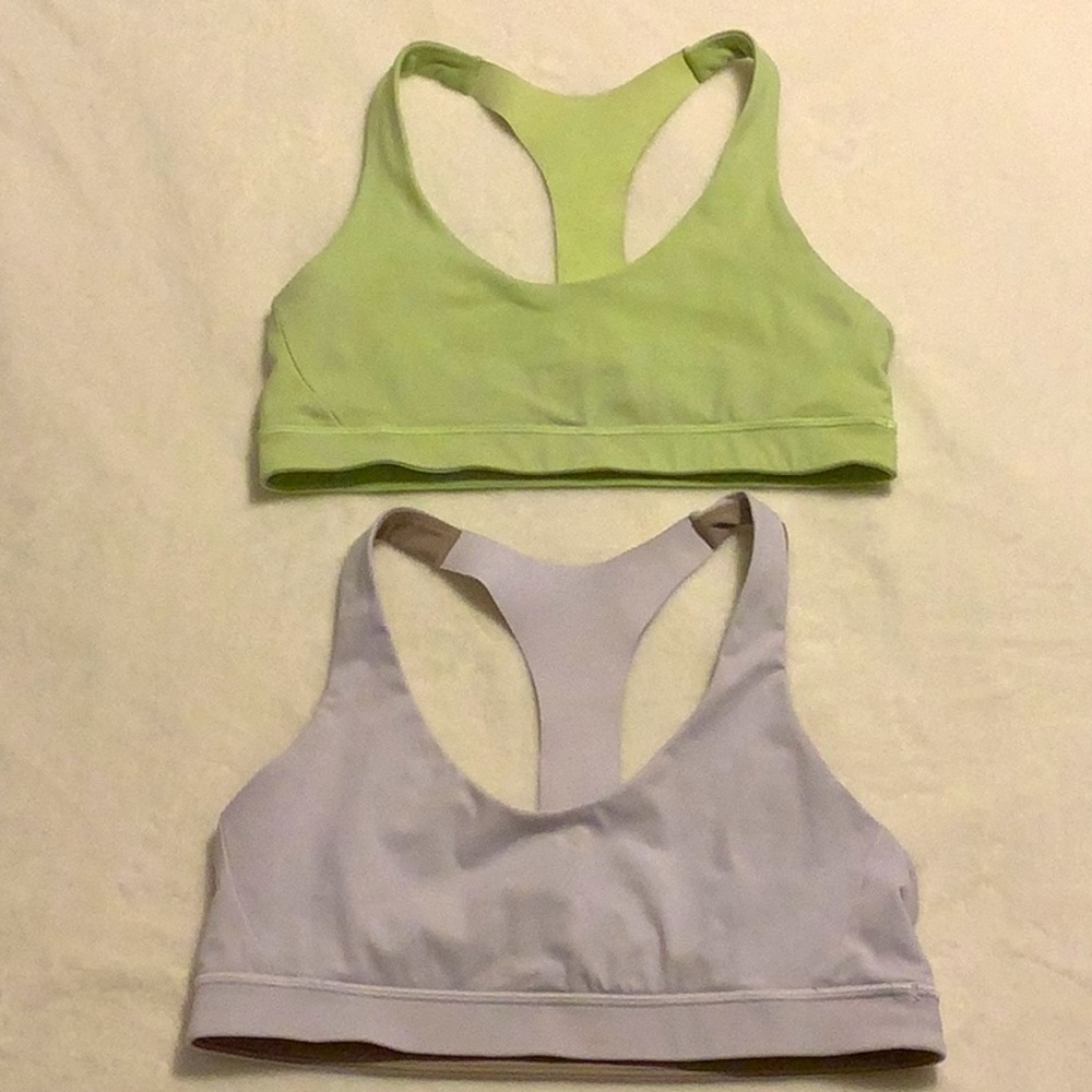 Lululemon sports bras, size 10